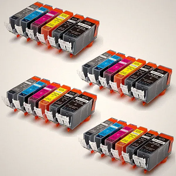 24PK Combo Printer Ink plus grey for Canon 225 226 MG6120 MG6220 MG8120 MG8220