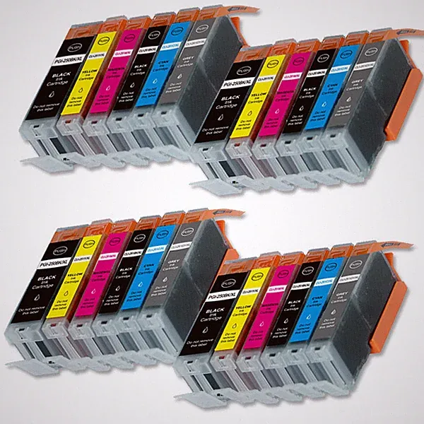 24PK Combo Printer Ink plus grey for Canon 250 251 iP8720 MG7520 MG7120