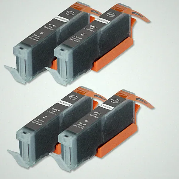 4 GRAY New Printer Ink + v2 chip for CLI-251XL MG6320 MG7120 MG7520 iP8720