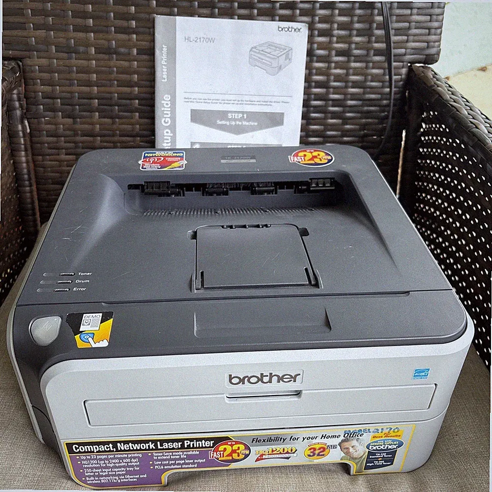 Brother HL-2170W Wireless Laser Printer Compact Tested No Ink Included