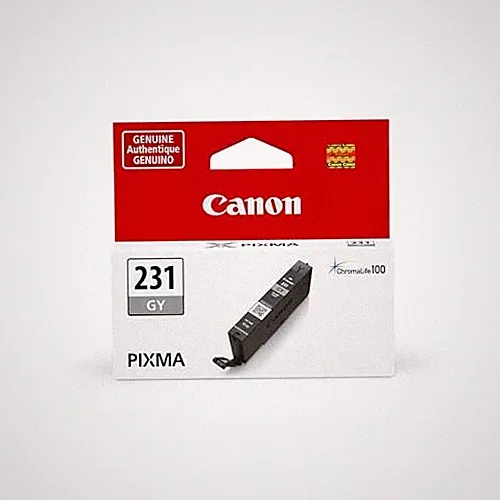 Canon 6678C001 CLI-231 Gray Ink Cartridge 800 Page Yield