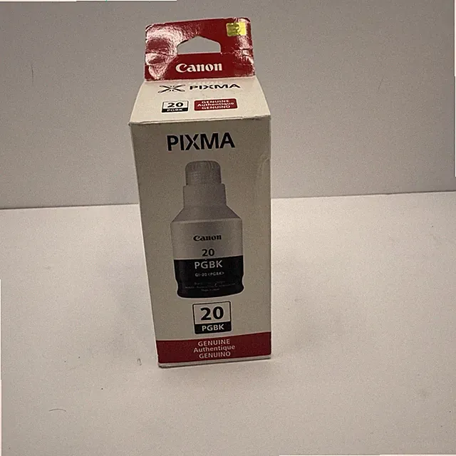 Genuine Canon INK Bottle 20 PGBK BLACK Sealed Open Box