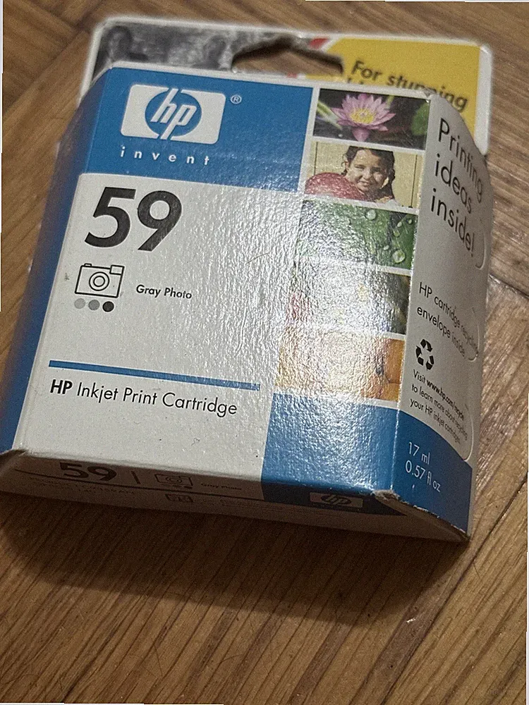 HP 59 Gray Photo Ink Cartridge Exp 04/2007 New In Box