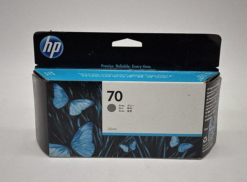 HP 70 130-ml Genuine High-Yield Grey Ink Cartridge (C9450A)