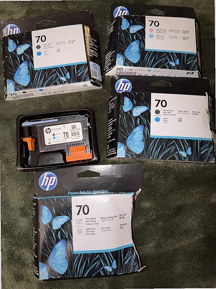 Lot of 5 - HP 730 Toner Ink for Designjet T1600 T1700 T2600 OEM Q95