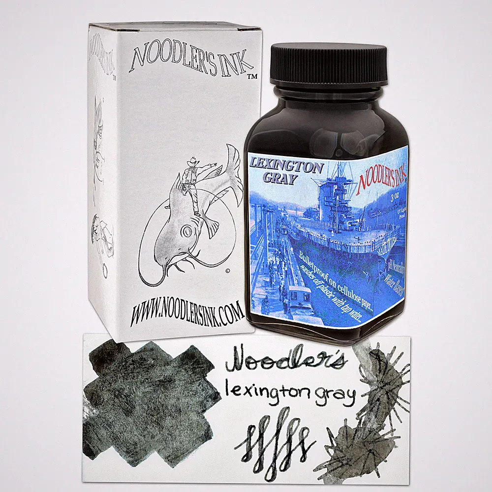 Noodler's Bottled Ink for Fountain Pens in Lexington Gray - 3oz - NEW in Box