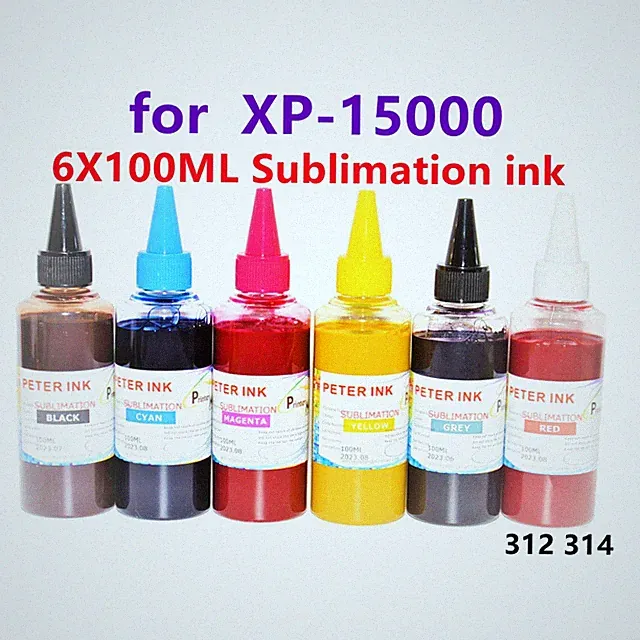 Premium Sublimation refill ink for XP-15000 printer CISS CIS T312 T314