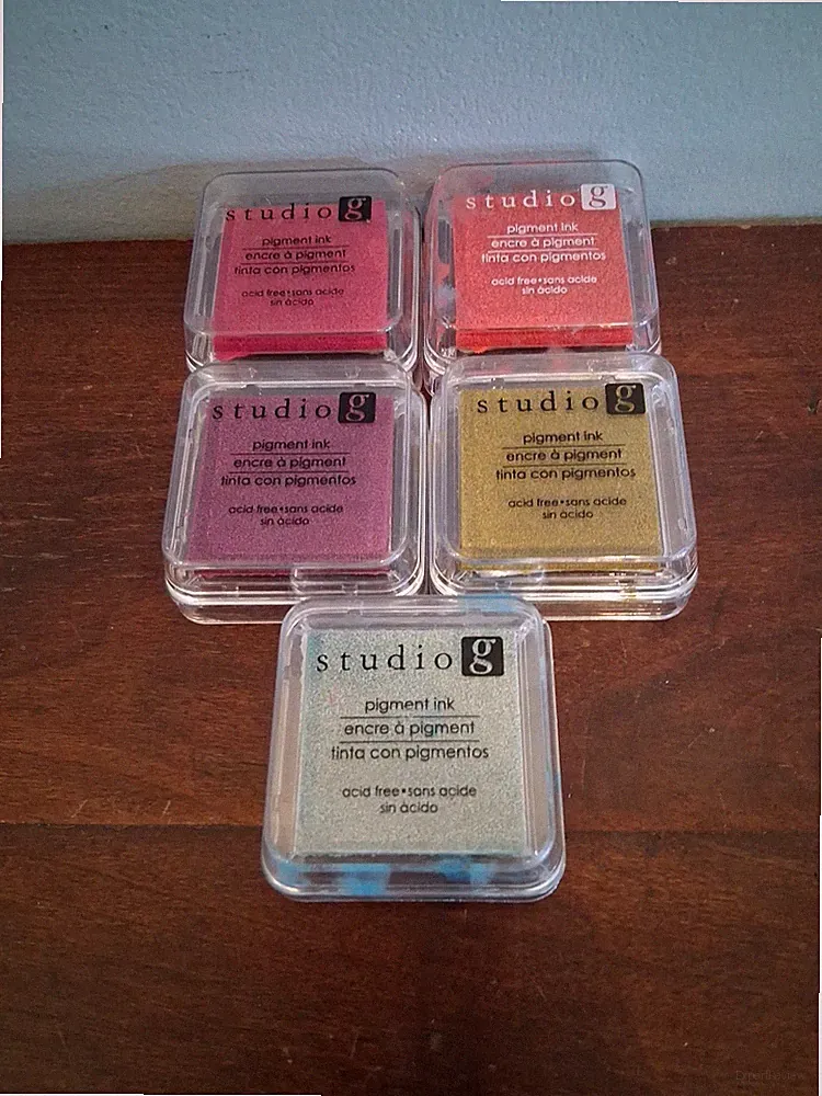 Studio G Silver Pigment Ink Acid-Free Non-Toxic #VP0027 Hampton Art -works Plus4